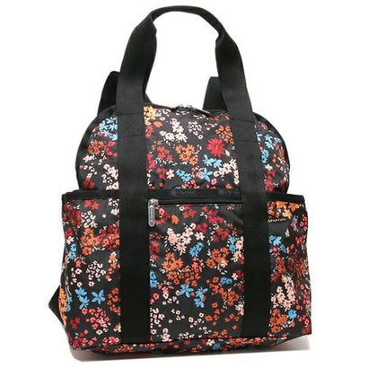 ハンドバッグ レスポートサック LeSportsac リュック バックパック ハンドバッグ ブラックマルチ レディース LESPORTSAC 2442 E716 A4対応 （マルチカラー）