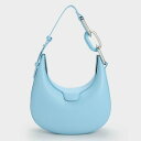 チャールズアンドキース バッグ Kora コラ メタリックアクセントムーンバッグ （LightBlue）