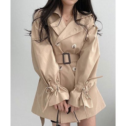 楽天LOCOMALL（ロコンド公式ストア）ガーリードール Girly Doll トレンチコート【韓国ファッション】【春夏新商品】 （モカ）