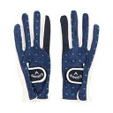キャロウェイ Callaway レディース ゴルフ グローブ GL CG CHEV DUAL WMS 23 JM 4518843096 (ネイビー)
