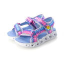 楽天LOCOMALL（ロコンド公式ストア）スケッチャーズ SKECHERS ジュニア スポーツサンダル HEART LIGHTS SANDALS-MISS VIBRANT 302675L （LAVENDER/MULTI）