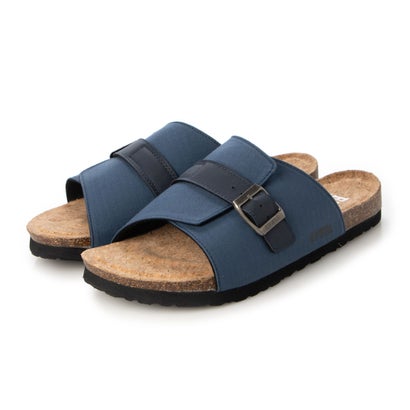 エドウィン EDWIN メンズ フットベッドサンダル （NAVY）