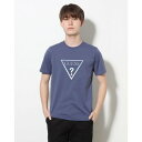ゲス GUESS Denim Emboss Triangle Tee (DPR) Tシャツ