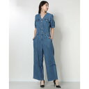 ゲス GUESS Denim Overall Pants (MBL) デニム オーバーオールパンツ