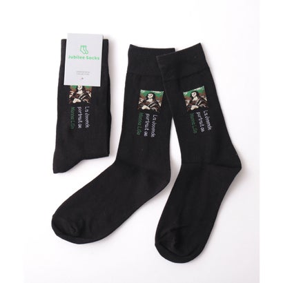 ジュビリー Jubilee ポップデザイン メンズソックス （ブラック）