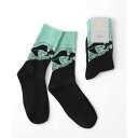 ジュビリー Jubilee ポップデザインソックス (ライトグリーン)