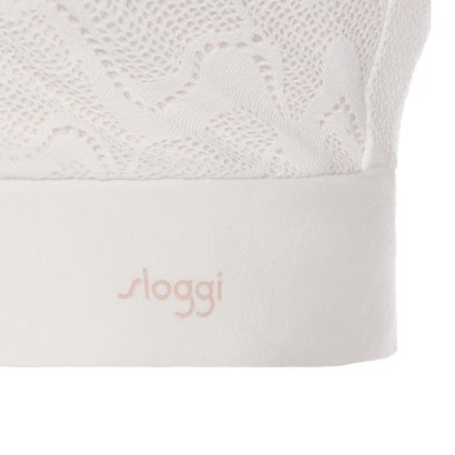 スロギー sloggi ゴーオールラウンド レース カップ付きハーフトップ ラージ （ホワイト）