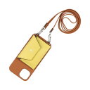 ペレボルサ PELLE BORSA スマホカバー (キャメル)