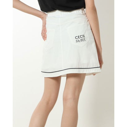 セシルマクビーグリーン CECIL McBEE green パイピングスカート （WH）