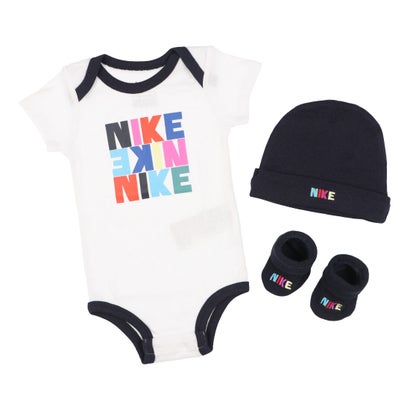 楽天LOCOMALL（ロコンド公式ストア）ナイキ NIKE ジュニア ロンパースセット BUCKET HAT BODYSUIT 2PC SET NN0913-61【返品不可商品】 （White）