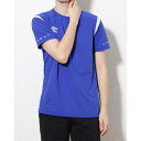アンブロ UMBRO メンズ サッカー/フットサル 半袖シャツ ハンソデプラクテイスシヤツ UUUVJA55 (ブルー)