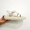 アシナガオジサン あしながおじさん 厚底ソフトグルカサンダル (オフホワイト)