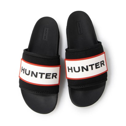 ハンター HUNTER レディース サンダル WOMENS NEO LOGO SLIDE WFD1000NEO (ブラック)