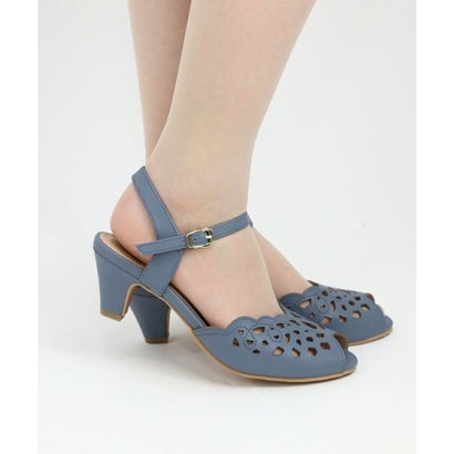 フィント F i.n.t 【an another angelus】レースカットワークサンダル （BLUE）