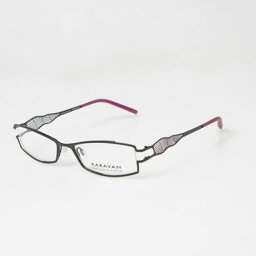 カラヴァン KARAVAN メガネ 眼鏡 アイウェア レディース メンズ （ブラック/ピンク）