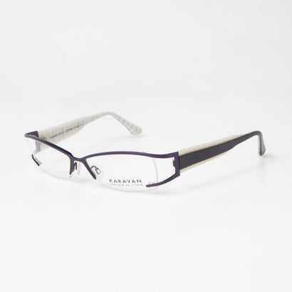 カラヴァン KARAVAN メガネ 眼鏡 アイウェア レディース メンズ （パープル/ホワイト）