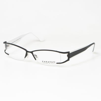 カラヴァン KARAVAN メガネ 眼鏡 アイウェア レディース メンズ （ブラック/ホワイト）