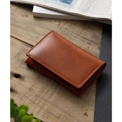 マトゥーリジャパン MaturiJAPAN キャピタル イタリアンレザー 名刺入れ カードケース （キャメル）