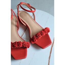 ミレム mirem Flower flat sandals （COPPER RED）