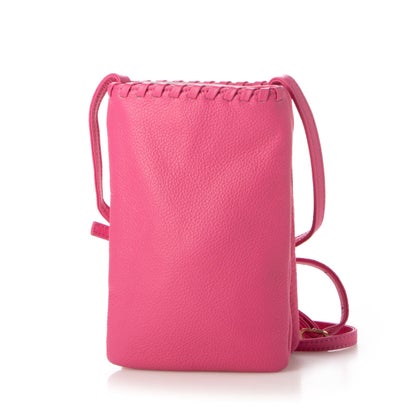 ペルケ perche 牛革ソフト3層かがりショルダーバッグ （PI）