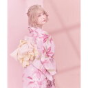 レティカ Retica 浴衣 白地にニュアンス牡丹 ゆかた3点セット (ピンク)