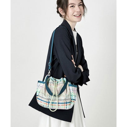 レスポートサック LeSportsac MESH BUCKET TOTE -L （メイソンマドラスメッシュ）