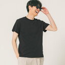 コカ coca メンズコットンレギュラーフィットUネックTシャツ （Black）