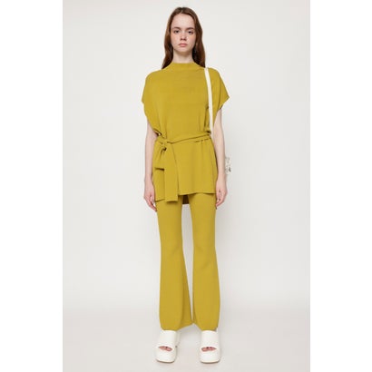 WASHABLE FLARE パンツ D/YEL3