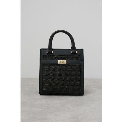 PIPING MESH SQUARE BAG BLK