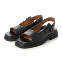 ブエノ BUENO スクエアトゥサンダル 23w-y5503-bl (BLACK)