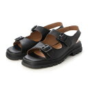 ブエノ BUENO ダブルベルトサンダル 23w-y5505-bl (BLACK)