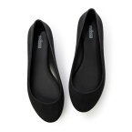 メリッサ melissa MELISSA SWEET LOVE BASIC VELVET AD （BLACK FLOCKED）