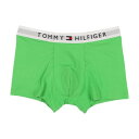 トミーヒルフィガー トランクス トミー ヒルフィガー TOMMY HILFIGER ロゴバンドトランクス【返品不可商品】 （グリーン）