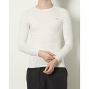 ティゴラ TIGORA メンズ フィットネス 長袖コンプレッションインナー ベーシックコンプ長袖クルー TR-3A1153UT (ホワイト)