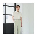 トーキョーシャツ TOKYO SHIRTS 形態安定 ワイド衿 半袖 レディースシャツ (イエロー)