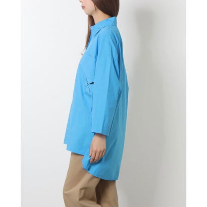 モードフルーレ MODE FOURRURE イタリア製カットソー （ブルー）