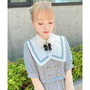 ロジータ ROJITA 推しカラーリボン付ハートパールブローチ (ブラック)