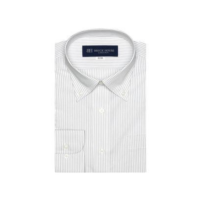 楽天LOCOMALL（ロコンド公式ストア）トーキョーシャツ TOKYO SHIRTS ボタンダウンカラー 長袖 形態安定 ワイシャツ （グレー）