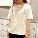 ダイヤモンドハーツ DiamondHearts 【訳あり新品】クラウドプリントロゴ半袖Tシャツ （ホワイト）