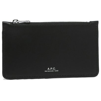 アーペーセー A.P.C. カードケース フラグメントケース コインケース ブラック メンズ レディース APC PXAWV H63205 LZZ 売れ筋アイテム 2022SS （LZZ BLACK）