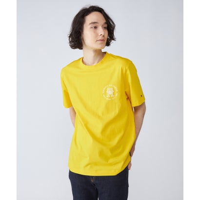 トミー ヒルフィガー TOMMY HILFIGER MONOGRAM INK ROUNDEL TEE （イエロー）