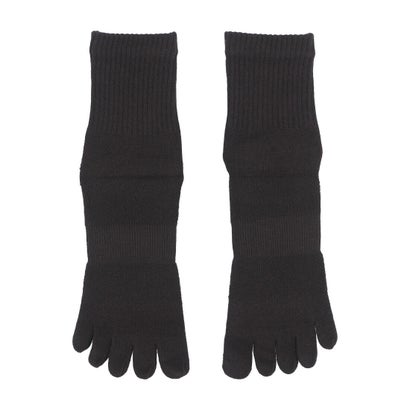 イグニオ IGNIO メンズ ゴルフ ソックス M5指ソックスショート無地 IG-1K1372GY （ブラック）