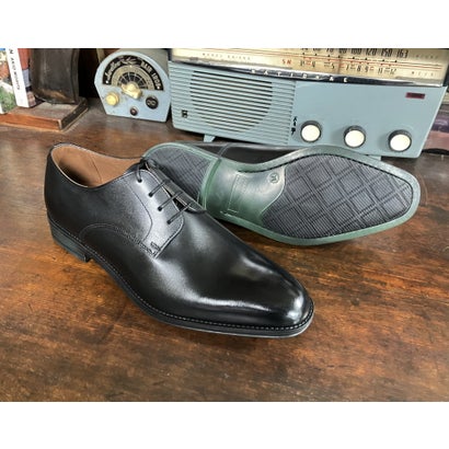 TPRソール マッケイ製法 外羽根プレーントゥ （ブラック）AMBUR PETER