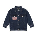 デシグアル Desigual ハート デニムトラッカージャケット (ブルー)