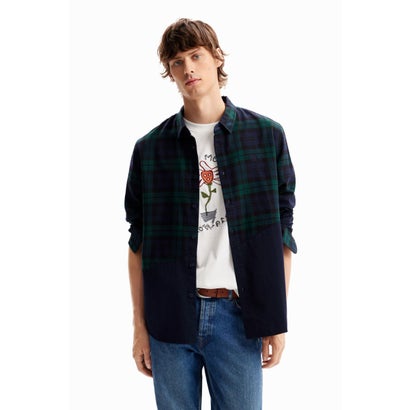 デシグアル Desigual ALF シャツロングスリーブ (ブルー)