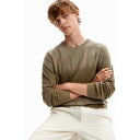 デシグアル Desigual メッセージ グラデーションセーター (グリーン)