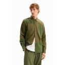 デシグアル Desigual MIKEL シャツロングスリーブ (グリーン)