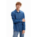 デシグアル Desigual PABLO シャツロングスリーブ (ブルー)