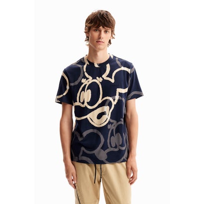 デシグアル Desigual MICKEY Tシャツショートスリーブ (ブルー)