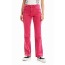 デシグアル Desigual プッシュアップ スキニージーンズ (ピンク/レッド)